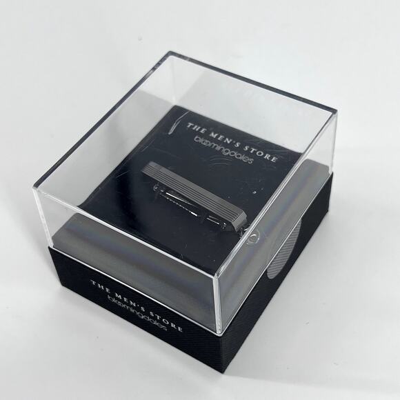 The Mens Store at Bloomingdales Tie Clip BLK001 - Picture 3 of 3